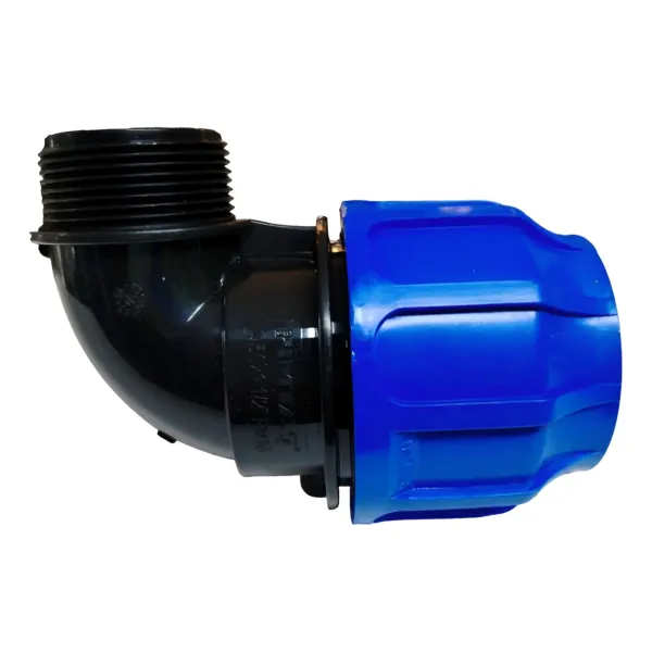 Codo Hdpe Compresion 25 X 3/4'' He - fitting compresión para uso industrial